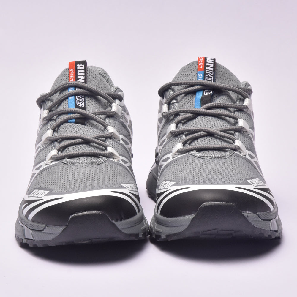 AuraSole Baskets Running Respirantes Homme Gris