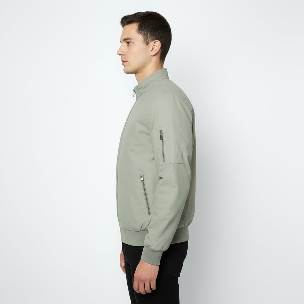 Massimo Veste Bomber Légère Col Montant Homme