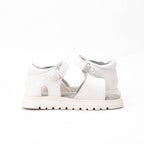 Safety Jogger Sandales Fille Blanc Pailleté Confortables