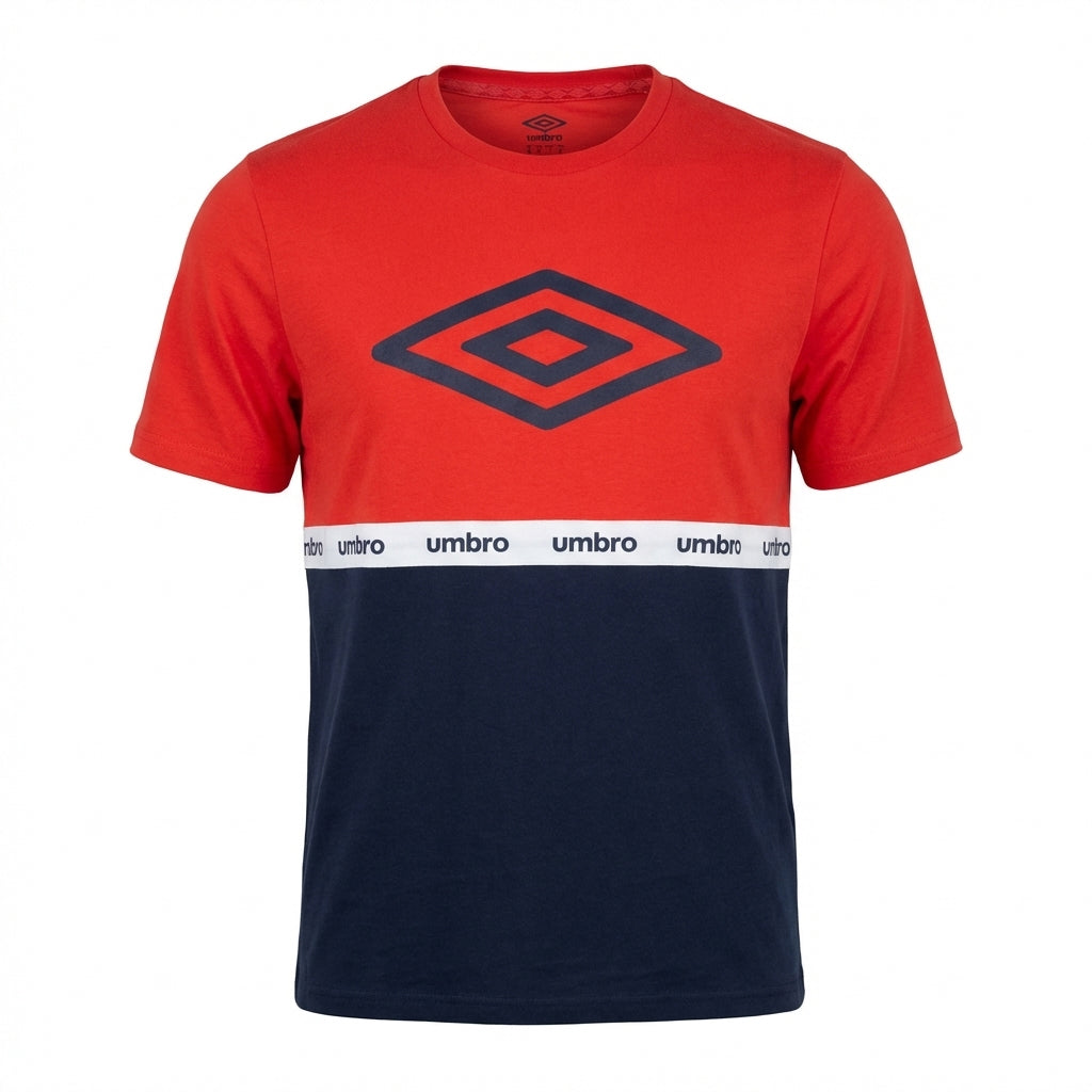 Umbro T-shirt Bicolore Logo Classique Homme