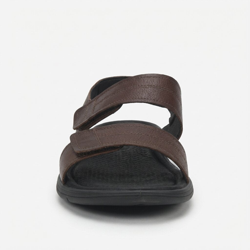 Democrata Sandales en Cuir Confortables Homme