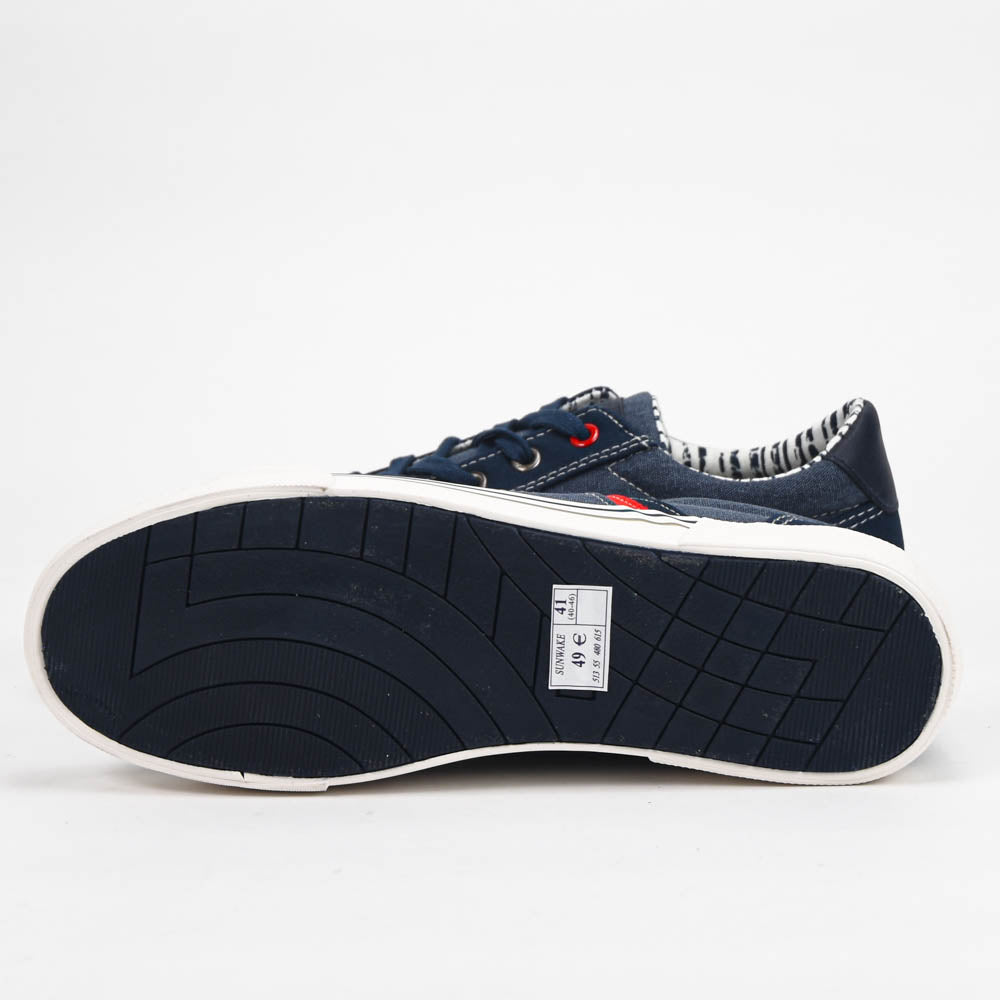 André Baskets en Toile Denim Style Décontracté Homme