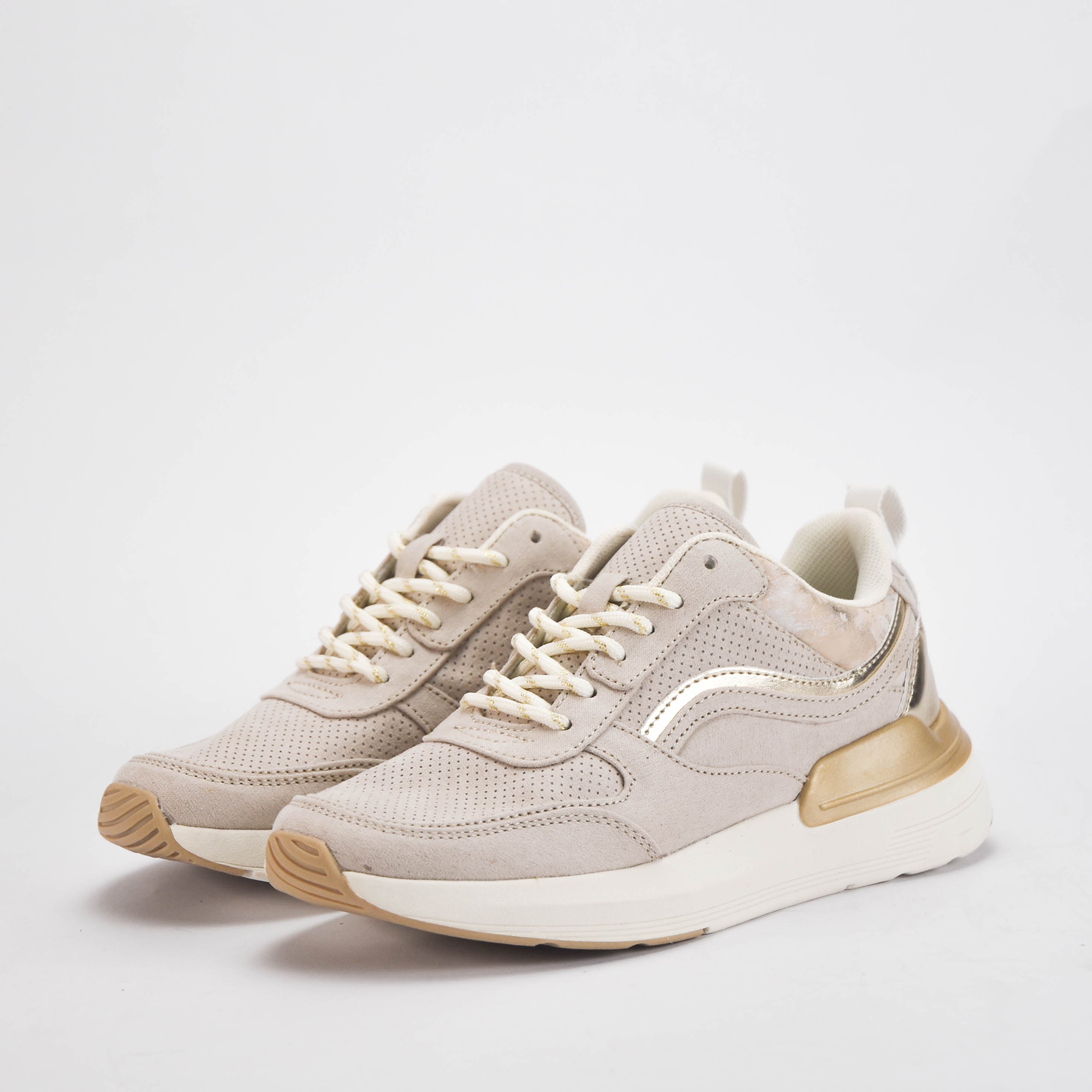 Safety Jogger Baskets Lifestyle Beige et Doré Femme