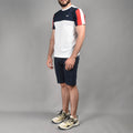 HARD1 Ensemble T-shirt et Short Tricolore Homme
