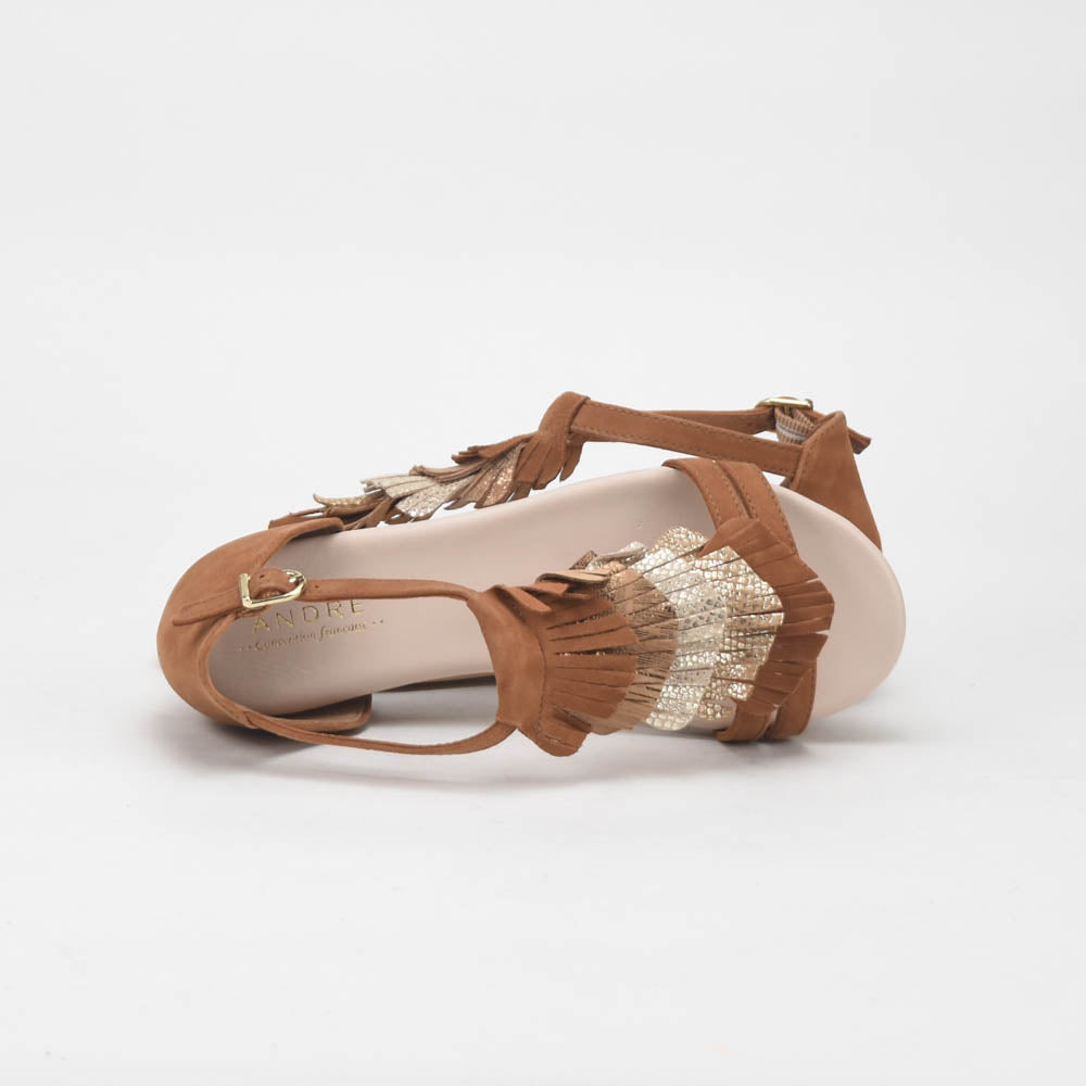 André Sandales à Franges Élégantes pour Femme