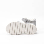 Safety Jogger Sandales Argentées Confortables Enfant