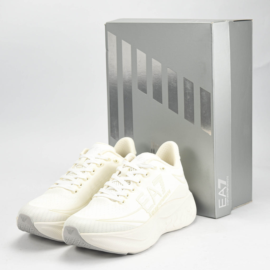 EA7 Emporio Armani Baskets Crusher Distance Blanches Homme