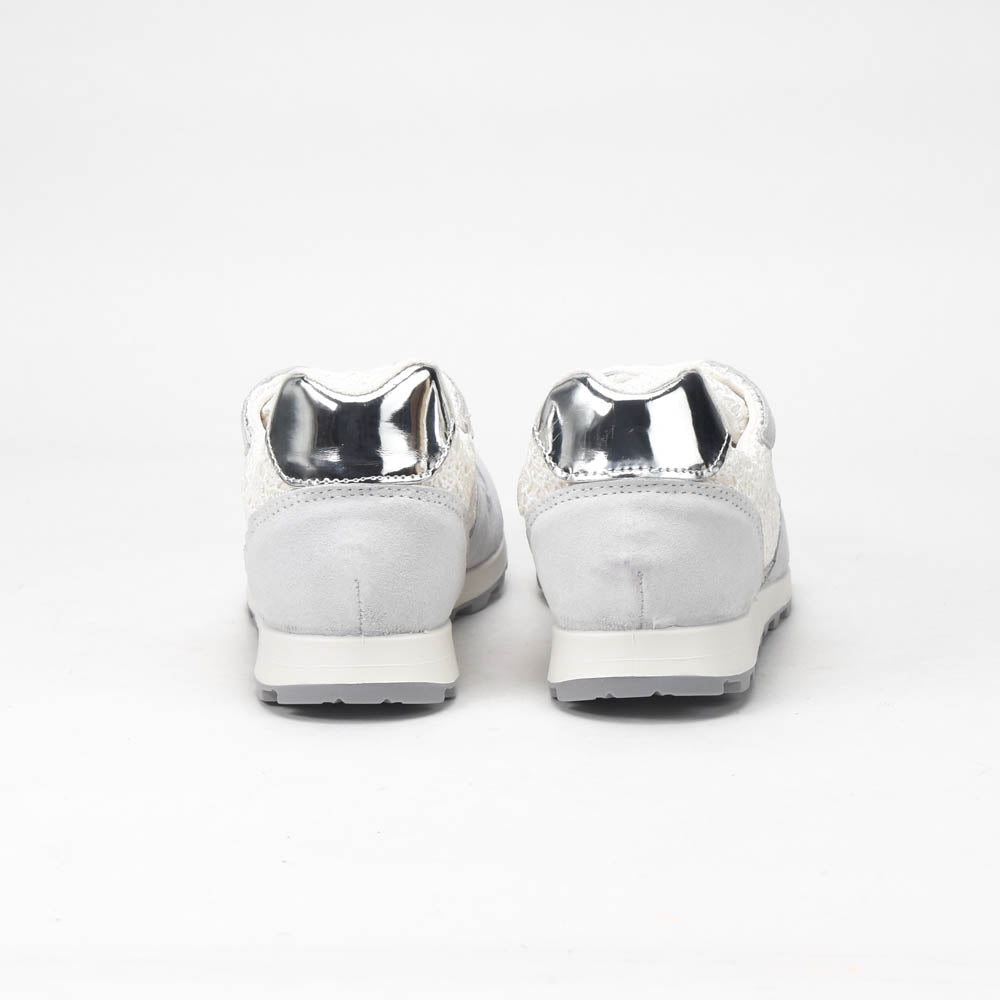 Kimland Baskets Basses Détails Dentelle Femme
