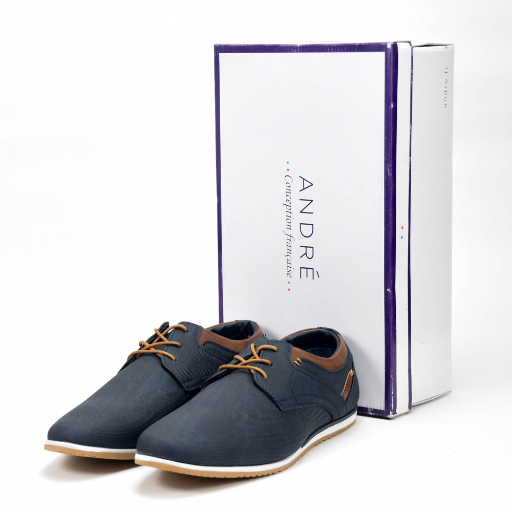 André Chaussures Casual Toile Marine Homme