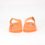 Kimland Sandales Translucides Orange Été Femme