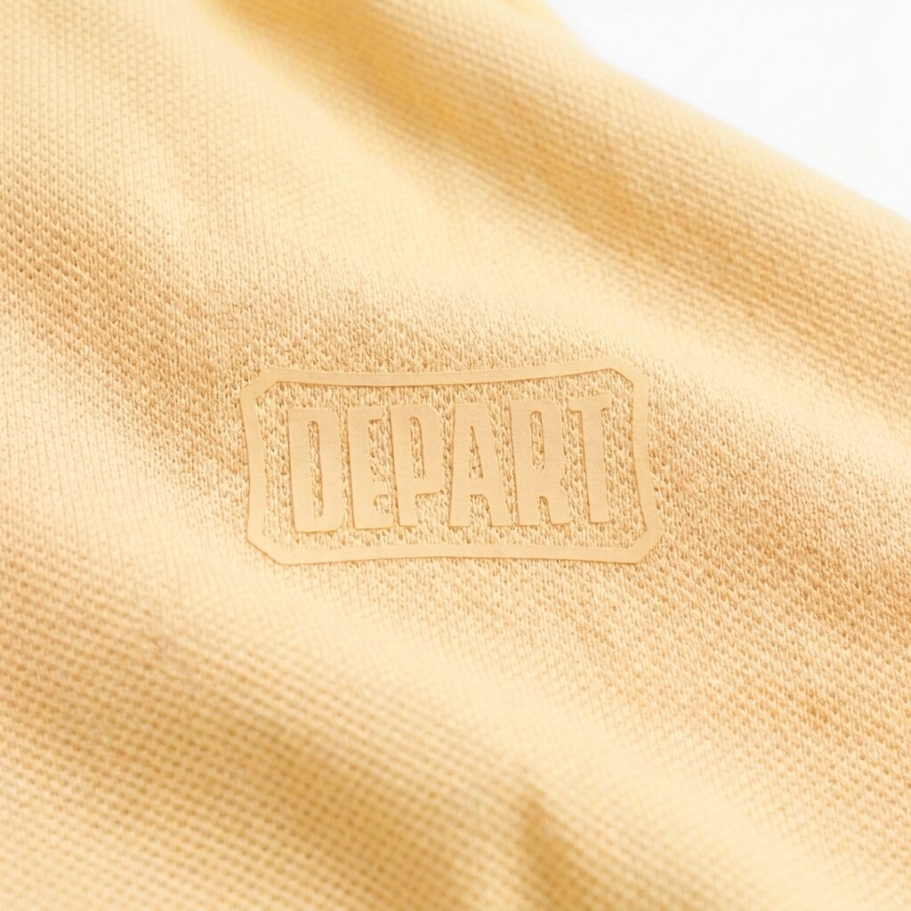 Kimland Polo Homme Jaune Coupe Classique Élégant