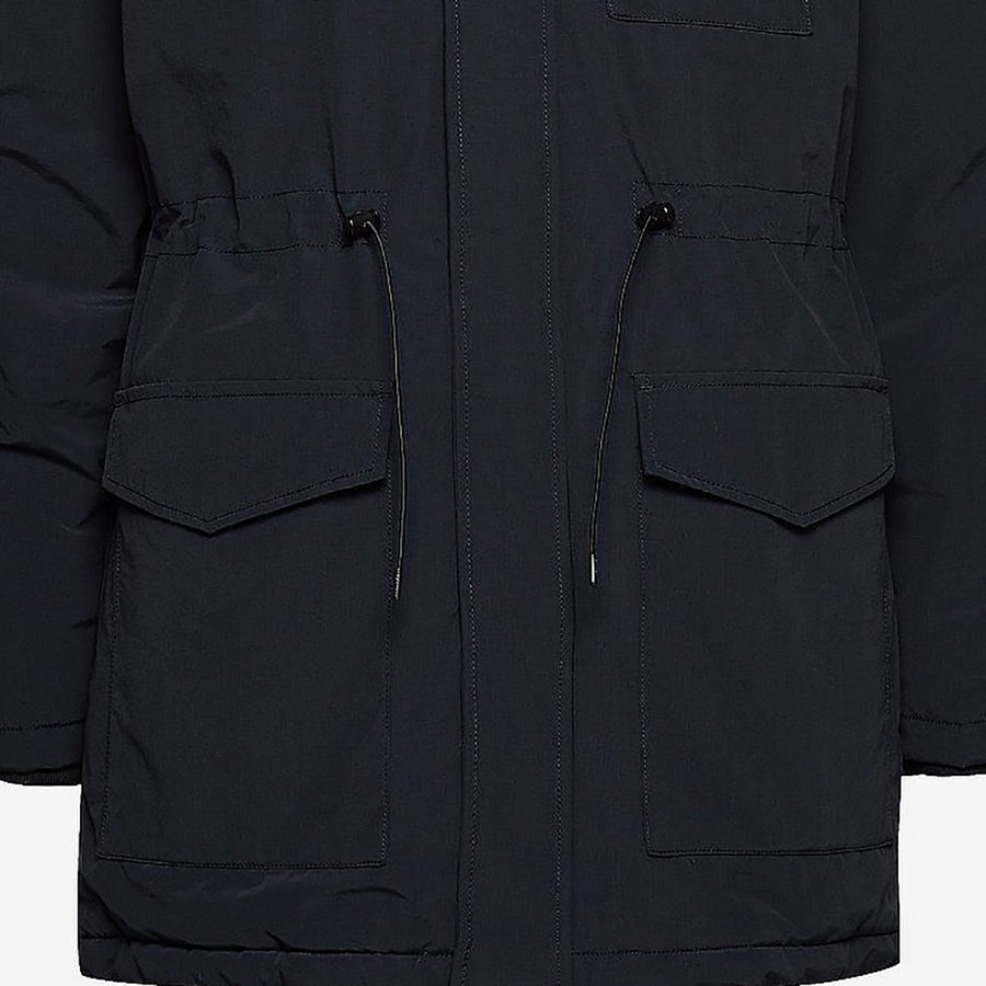 Lyle & Scott Parka d'Hiver à Capuche Fourrure Homme