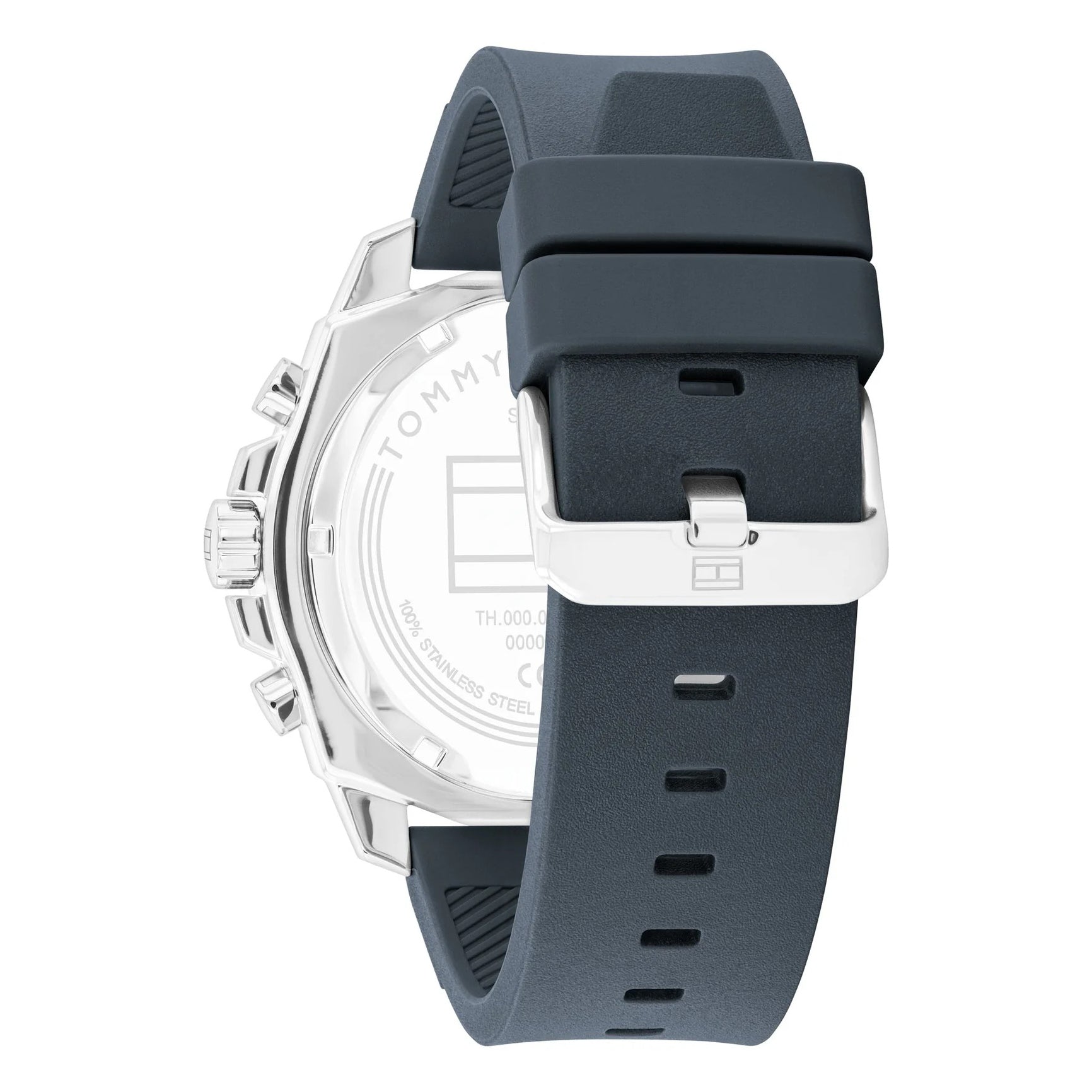 Montre Tommy Hilfiger Chronographe Sportive Bracelet Silicone Homme
