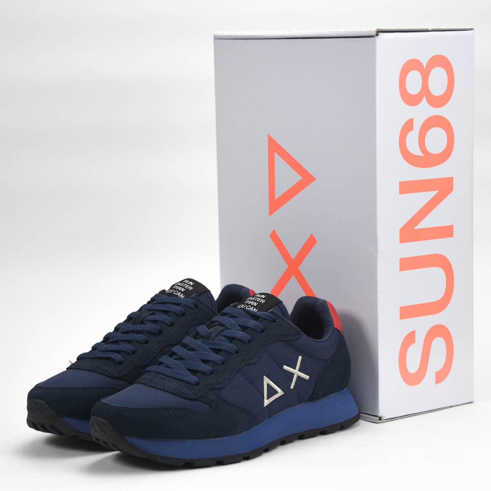 SUN68 Baskets Ally Navy Style Décontracté Homme