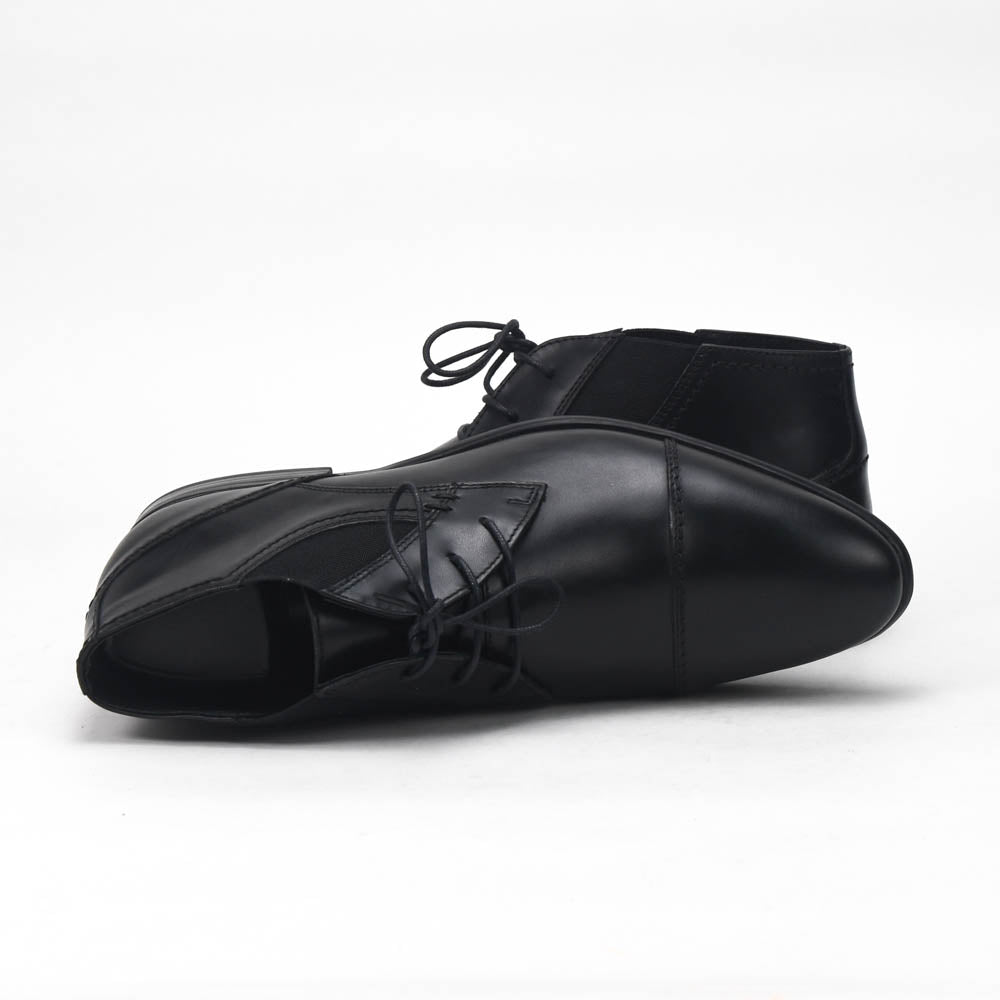 André Bottines Homme Élégantes en Cuir Noir