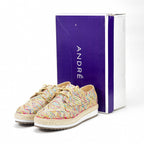 André Espadrilles à Lacets Multicolores Femme