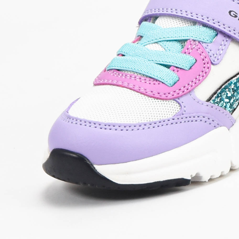 Geox Baskets Respirantes à Scratch Fille