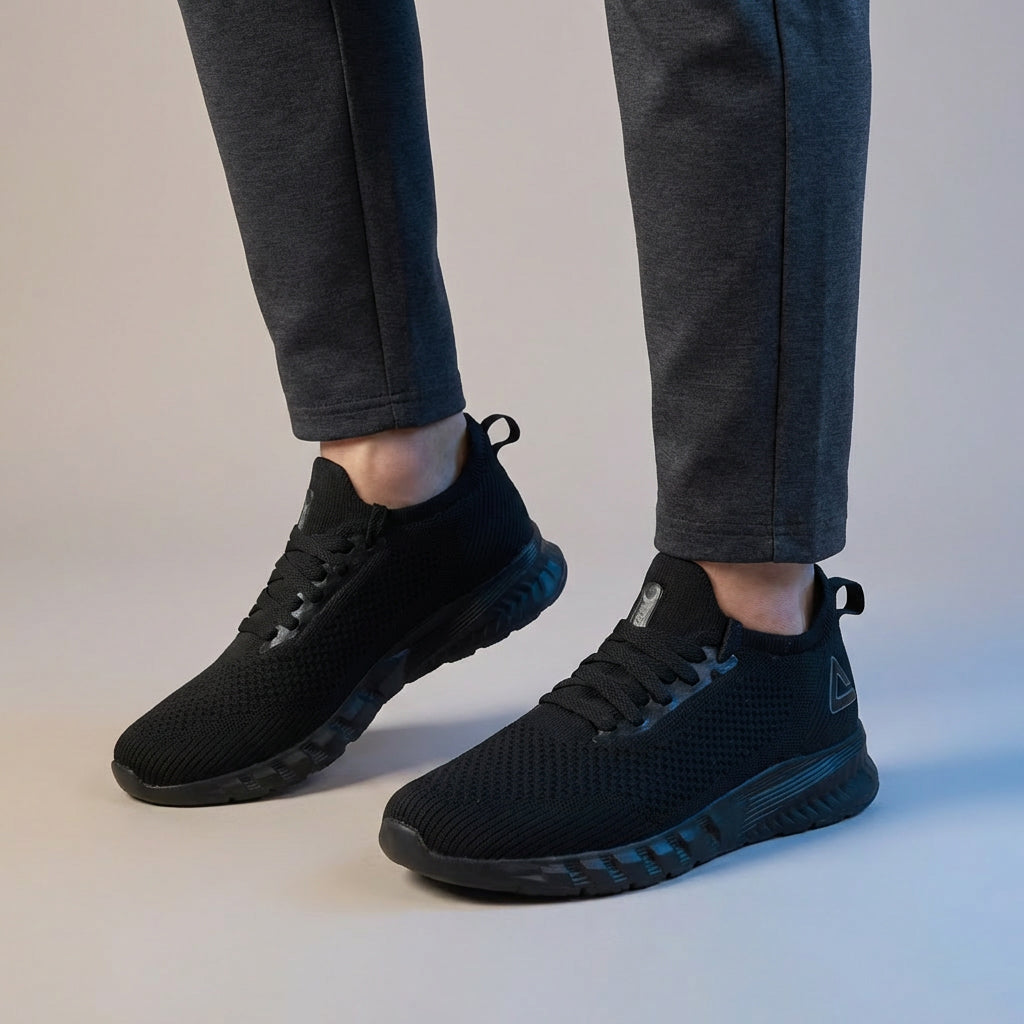 Peak Baskets Running Confortables Noir Homme