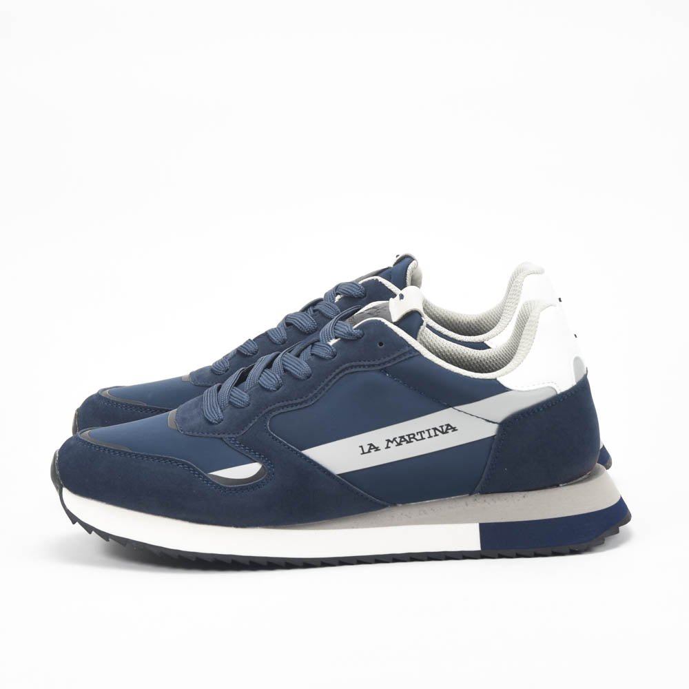 La Martina Baskets Style Décontracté Bleu Homme