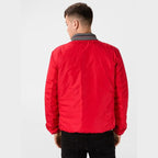 Geox Veste Bomber Genova Respirante Homme Rouge