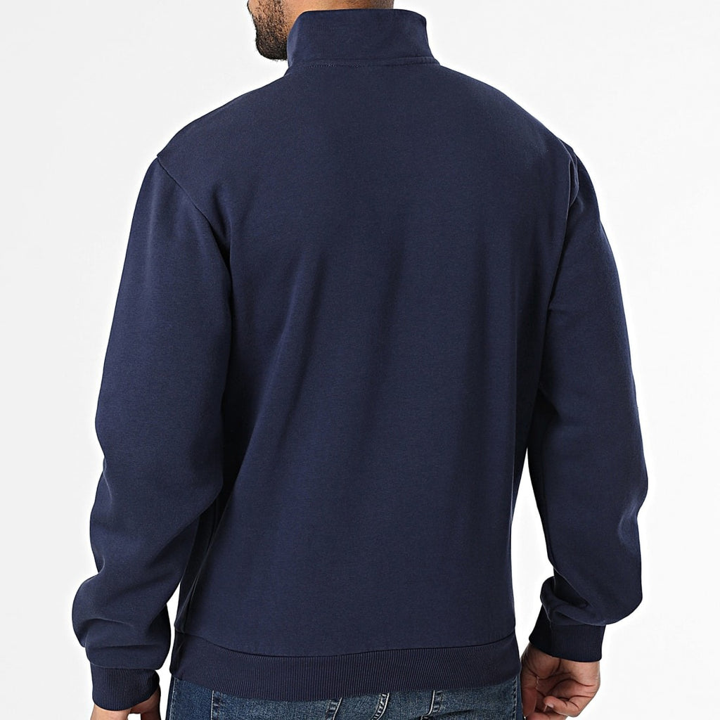 Reebok Sweat Col Zippé Molleton Confortable Homme