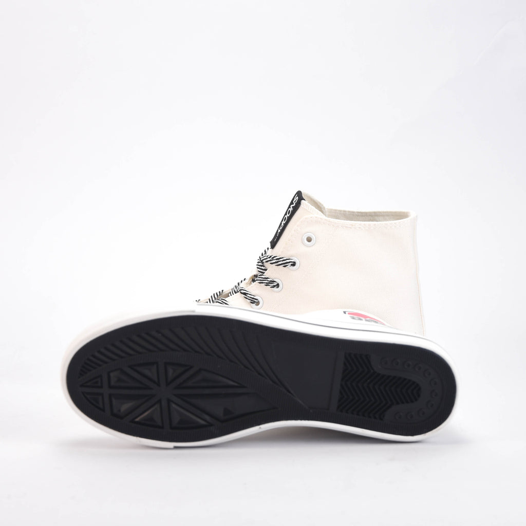Peanuts Sneakers Montantes Snoopy en Toile Mixte