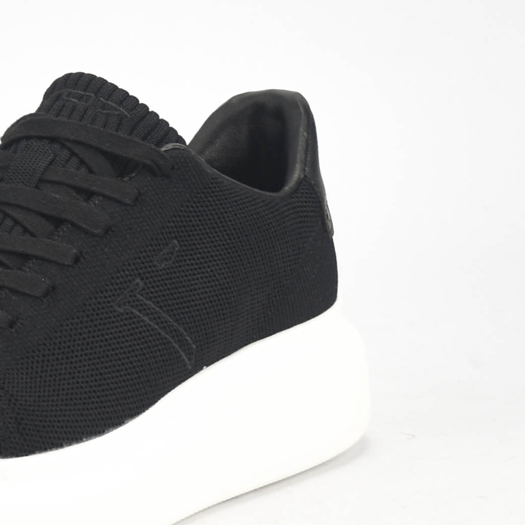 VO7 Baskets Elysee Knit Noir Confortables Homme