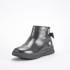 Chicco Bottines Argentées Effet Serpent pour Fille