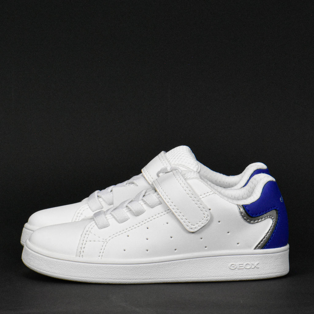 Geox Baskets Eclyper Respirantes Blanc et Bleu Enfant
