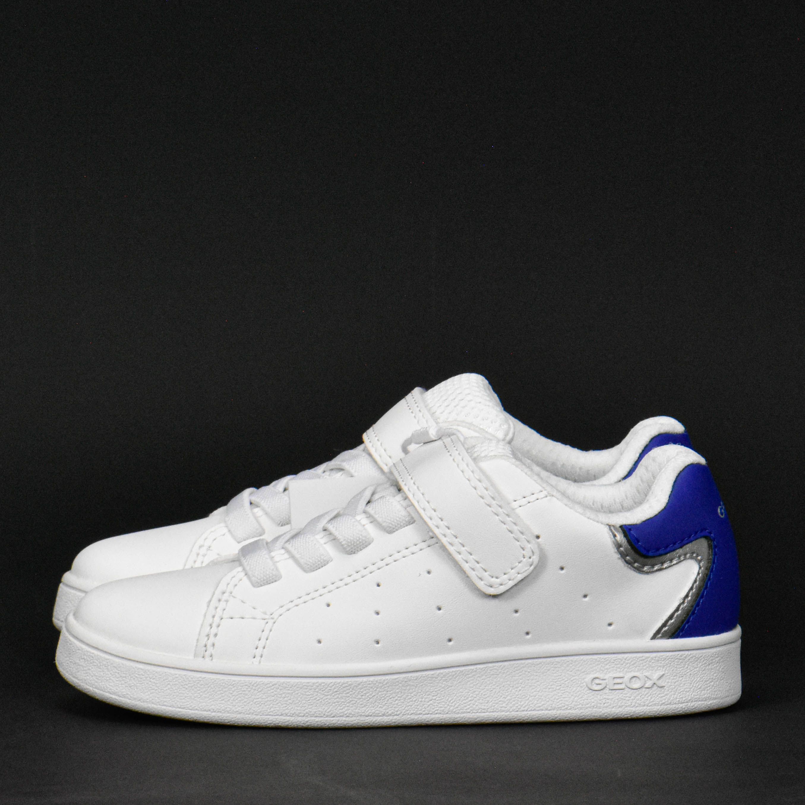 Geox Baskets Eclyper Respirantes Blanc et Bleu Enfant