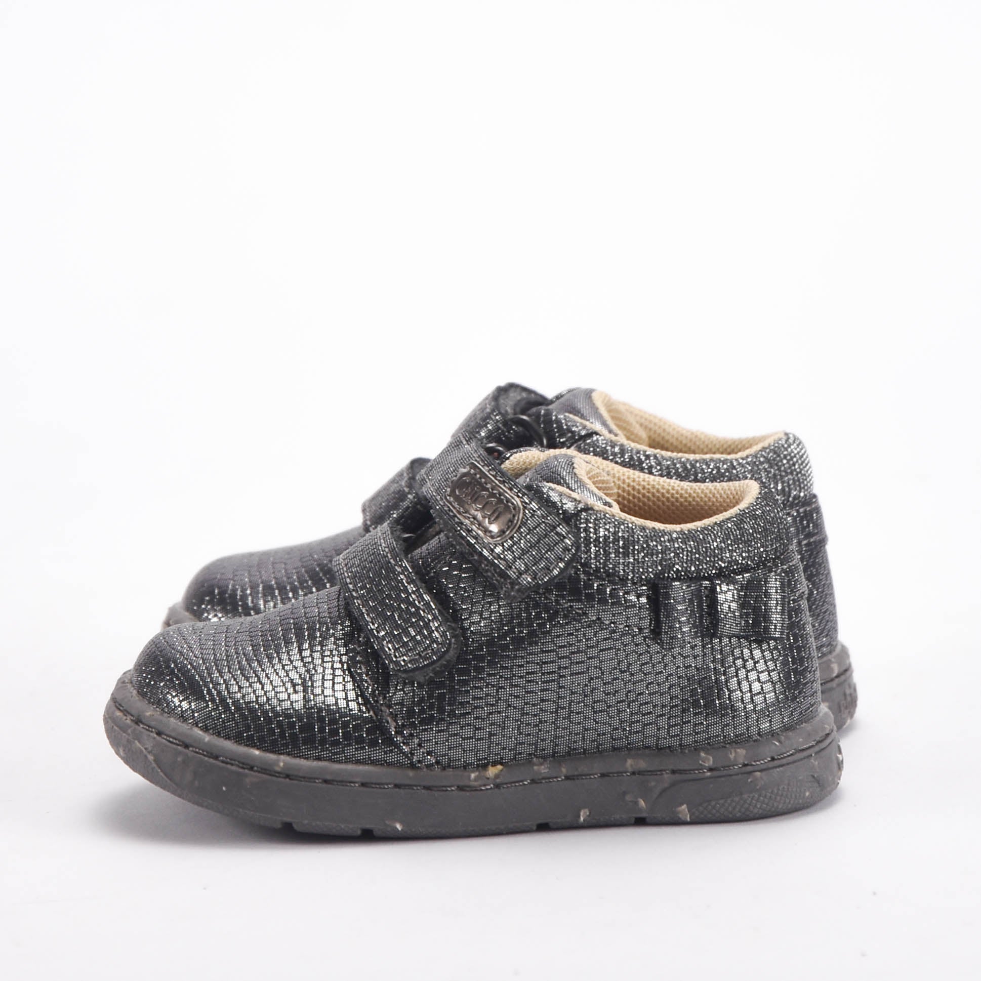 Chicco Baskets Montantes Brillantes à Scratch Bébé Fille