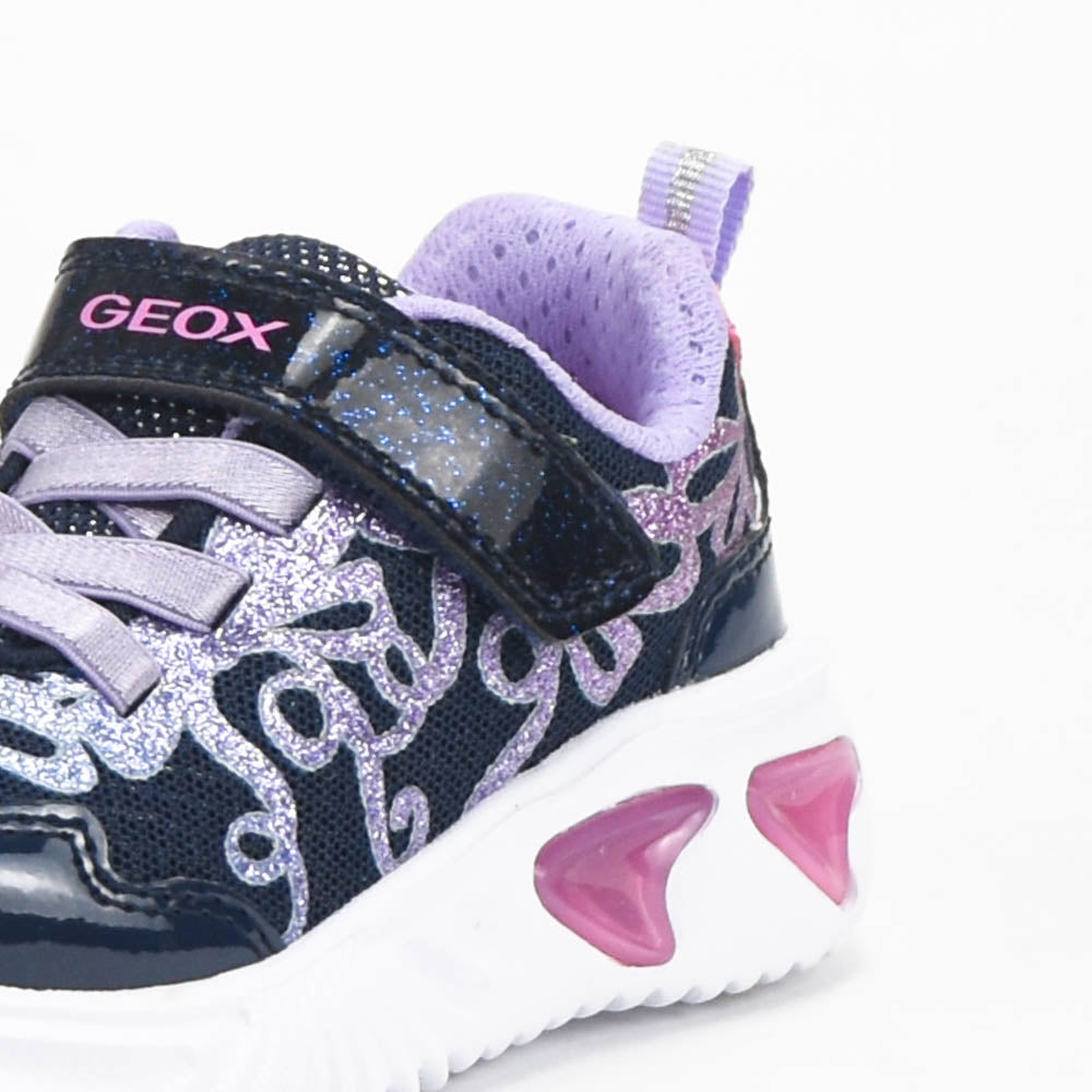 Geox Baskets Lumineuses à Scratch Fille