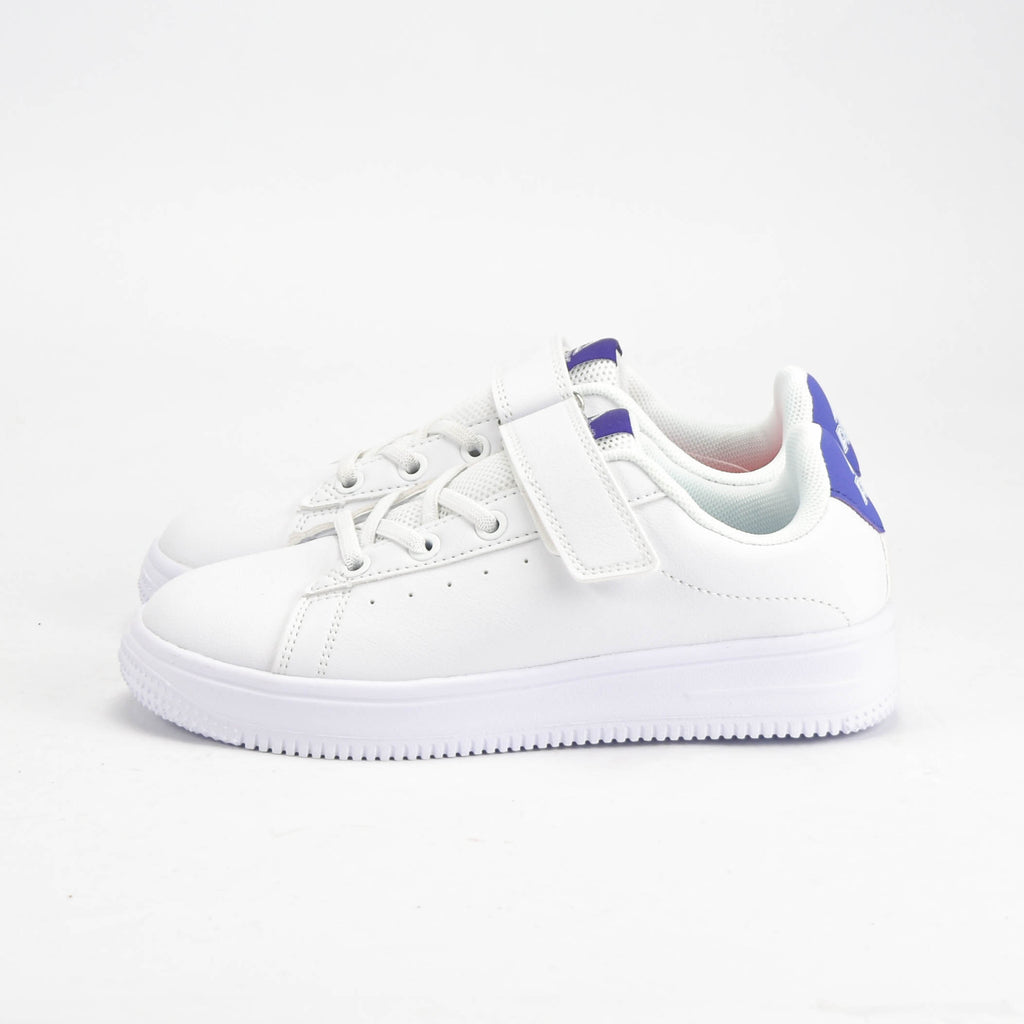 Peak Baskets Basses Style Urbain Blanc pour Enfant