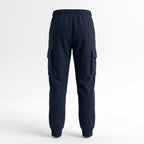 DEPART Pantalon Jogging Cargo Slim Bleu Marine Homme