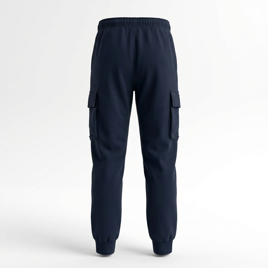 DEPART Pantalon Jogging Cargo Slim Bleu Marine Homme