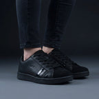 VO7 Baskets Jeanne Élégantes Noir Femme