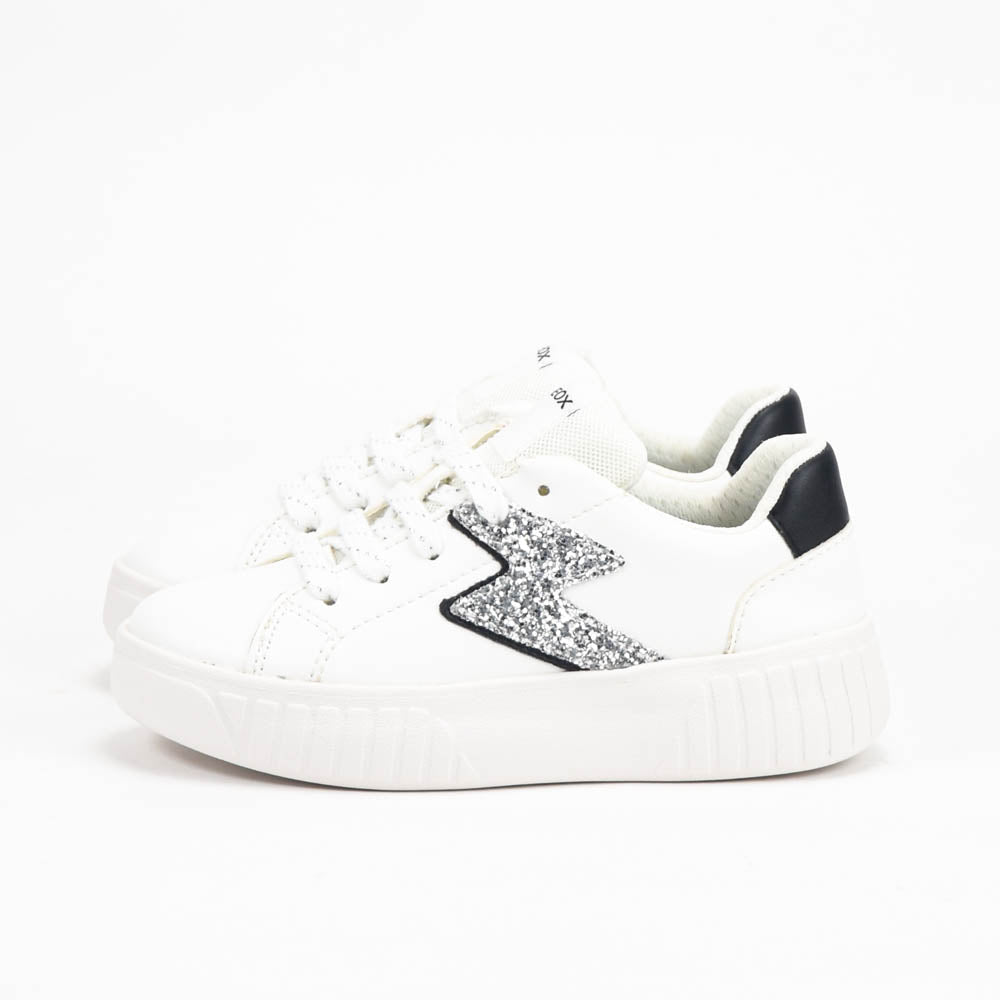 Geox Baskets Basses à Paillettes Confortables Fille