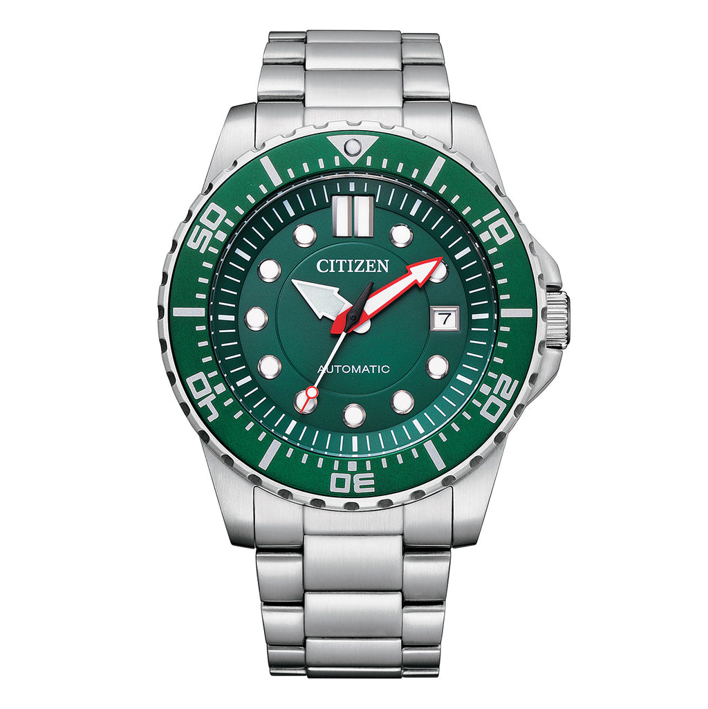 Citizen Montre Automatique Cadran Vert Acier Inoxydable Homme