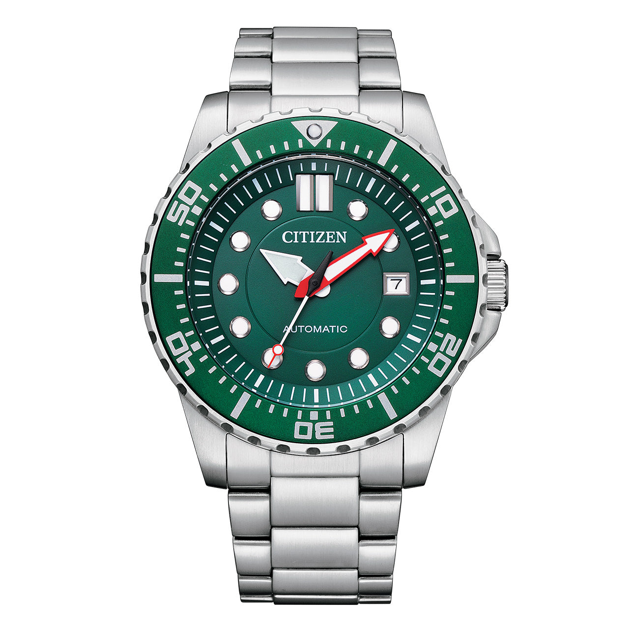 Citizen Montre Automatique Cadran Vert Acier Inoxydable Homme
