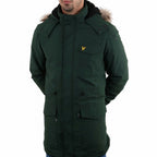 Lyle & Scott Veste Parka Hiver à Capuche Fourrure Homme