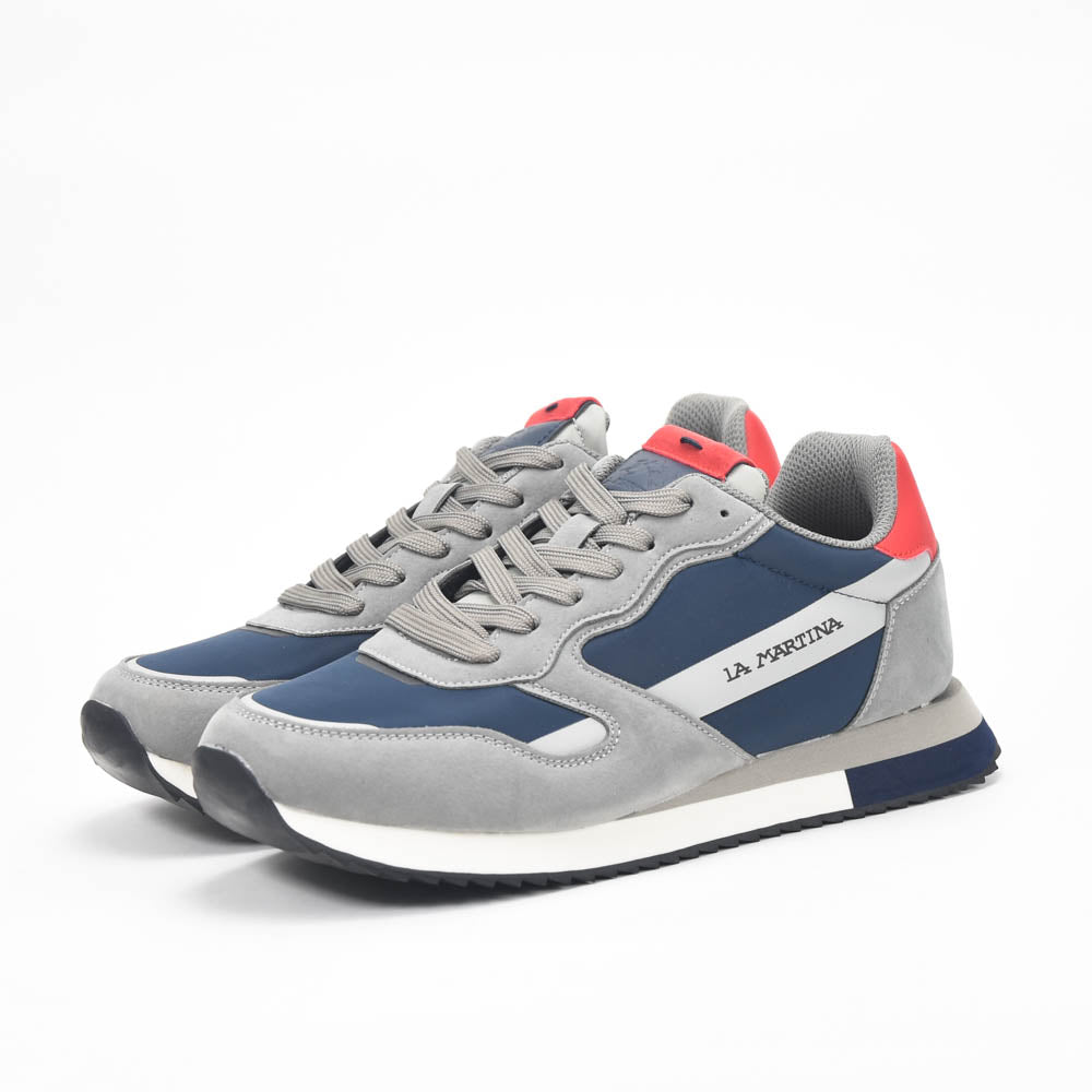 La Martina Baskets Basses Style Sportif Homme