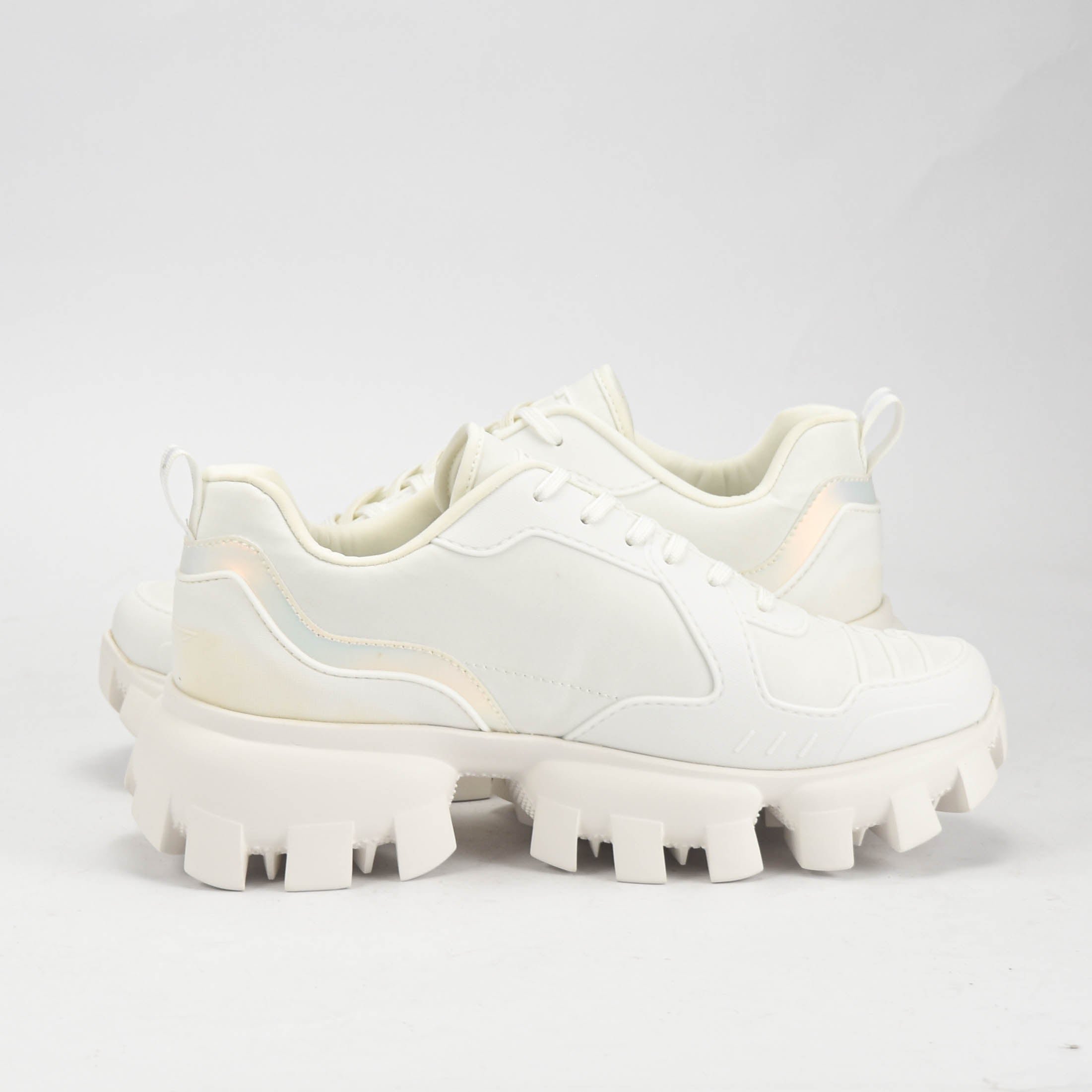 VO7 Baskets Amber Chunky Style Blanc Femme
