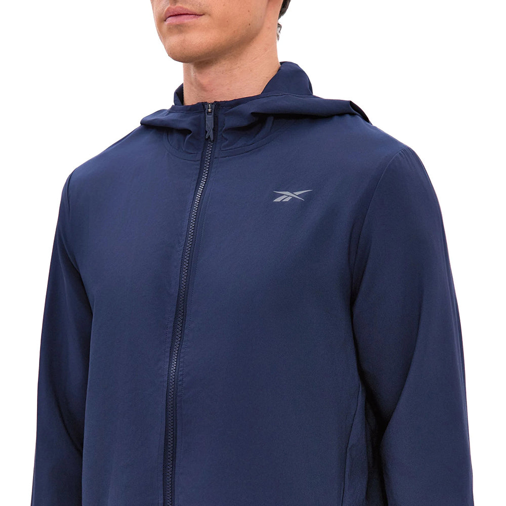 Reebok Veste Coupe-vent à Capuche Homme
