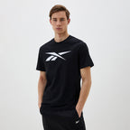 Reebok T-Shirt Logo Classique Noir Homme