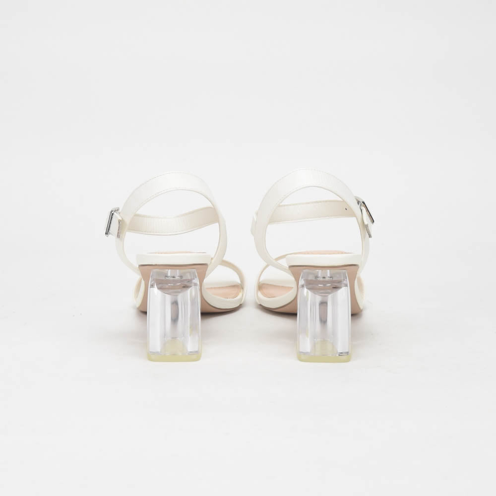André Sandales à Talon Transparent Élégantes Femme