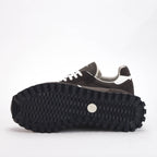 Pepe Jeans Baskets Retro en Daim Marron Homme