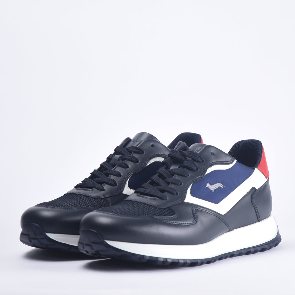 HARMONT AND BLAINE SCARPA UOMO CALF  BLU ﻿ 4