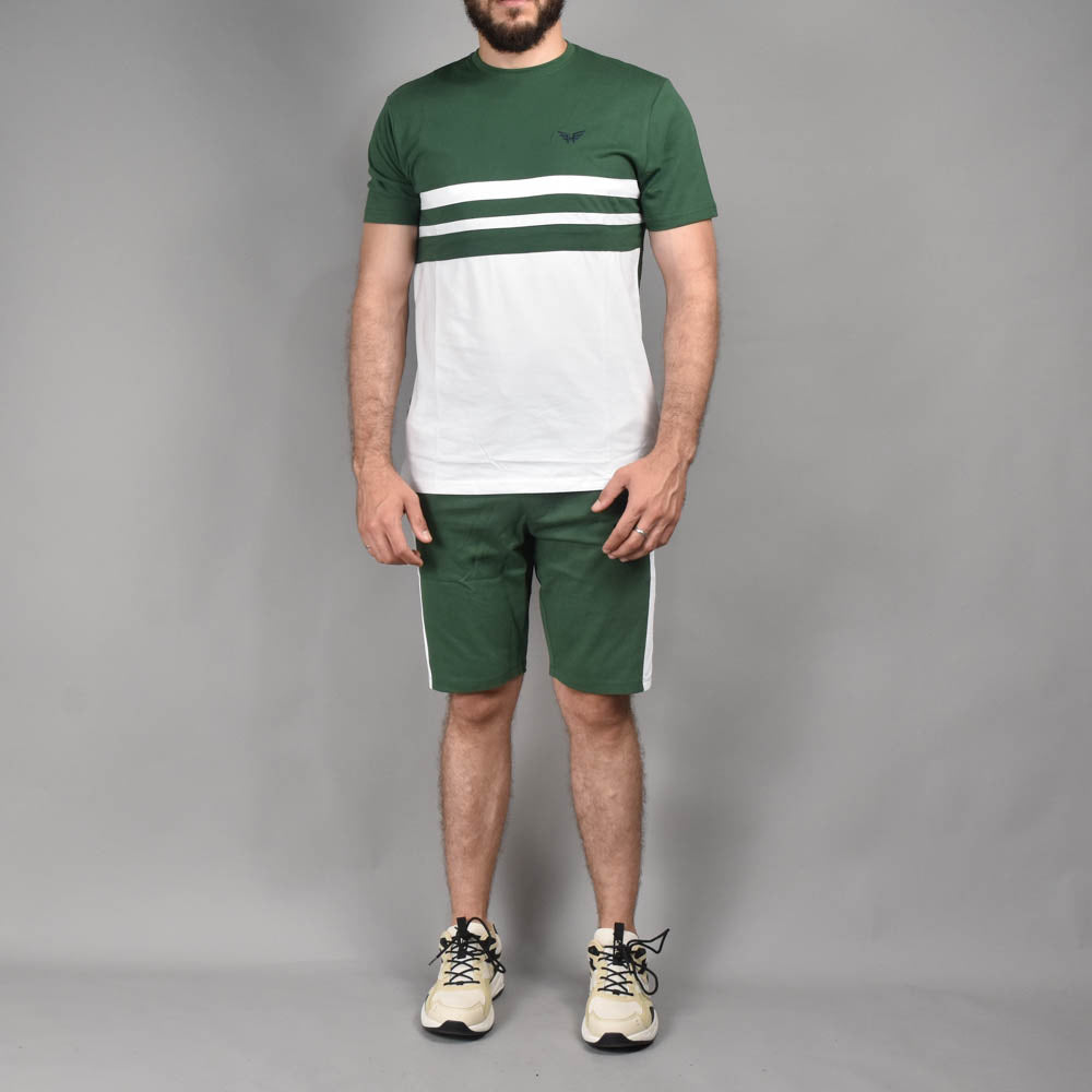 Hard1 Ensemble T-shirt et Short Bicolore Homme