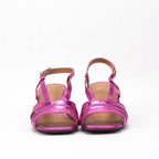 Safety Jogger Sandales à Talons Métallisées Femme