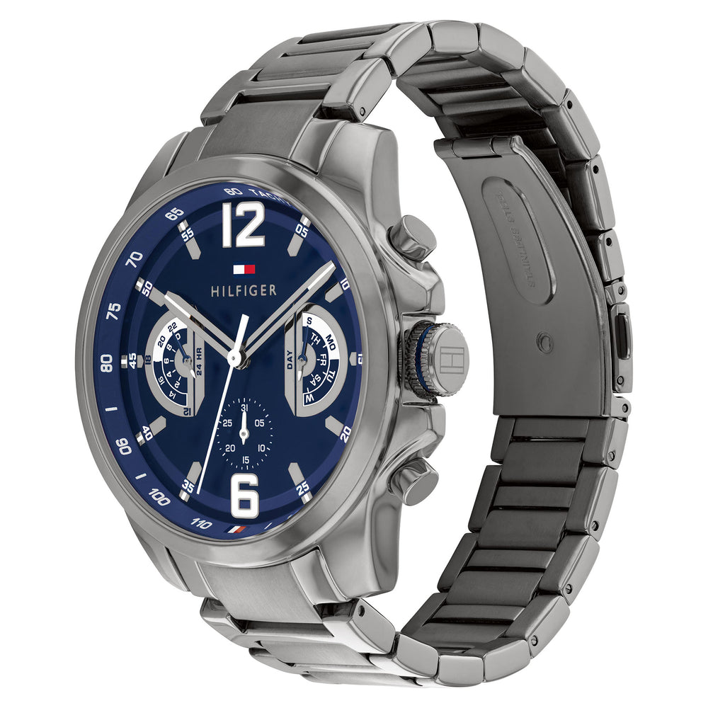 Tommy Hilfiger Montre Acier Multifonction Élégante Homme